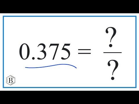 Converting 0.0375 to a Fraction: Simplified Explanation